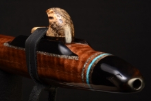 Claro Walnut Native American Flute, Minor, Bass B-3, #F24K